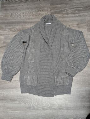 DEX | slouchy oversized balloon sleeve cardigan